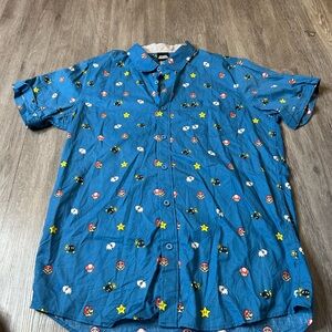 Nintendo Blue Graphic Men's Tee